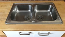 Ikea double basin stainless